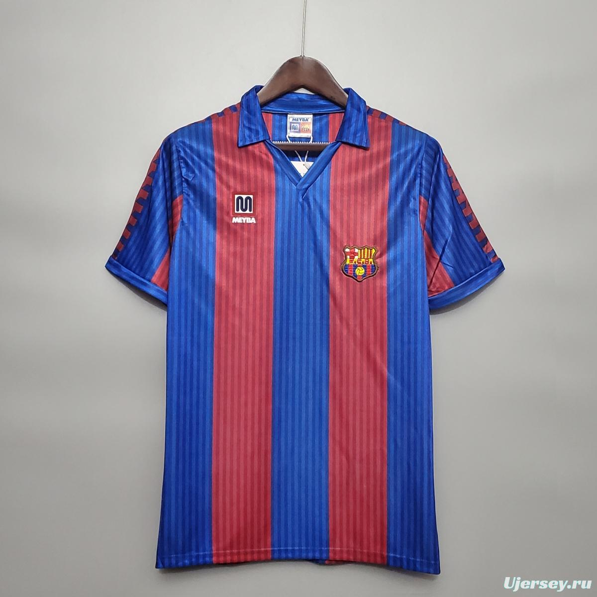 Retro Barcelona 90/91 home Soccer Jersey