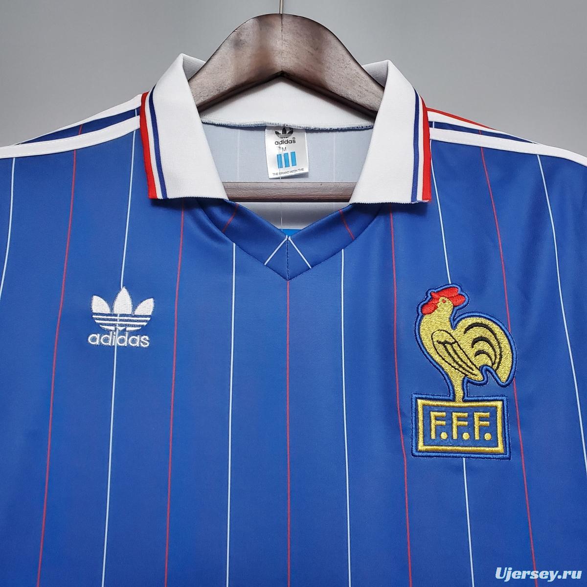 Retro France 1982 home Soccer Jersey