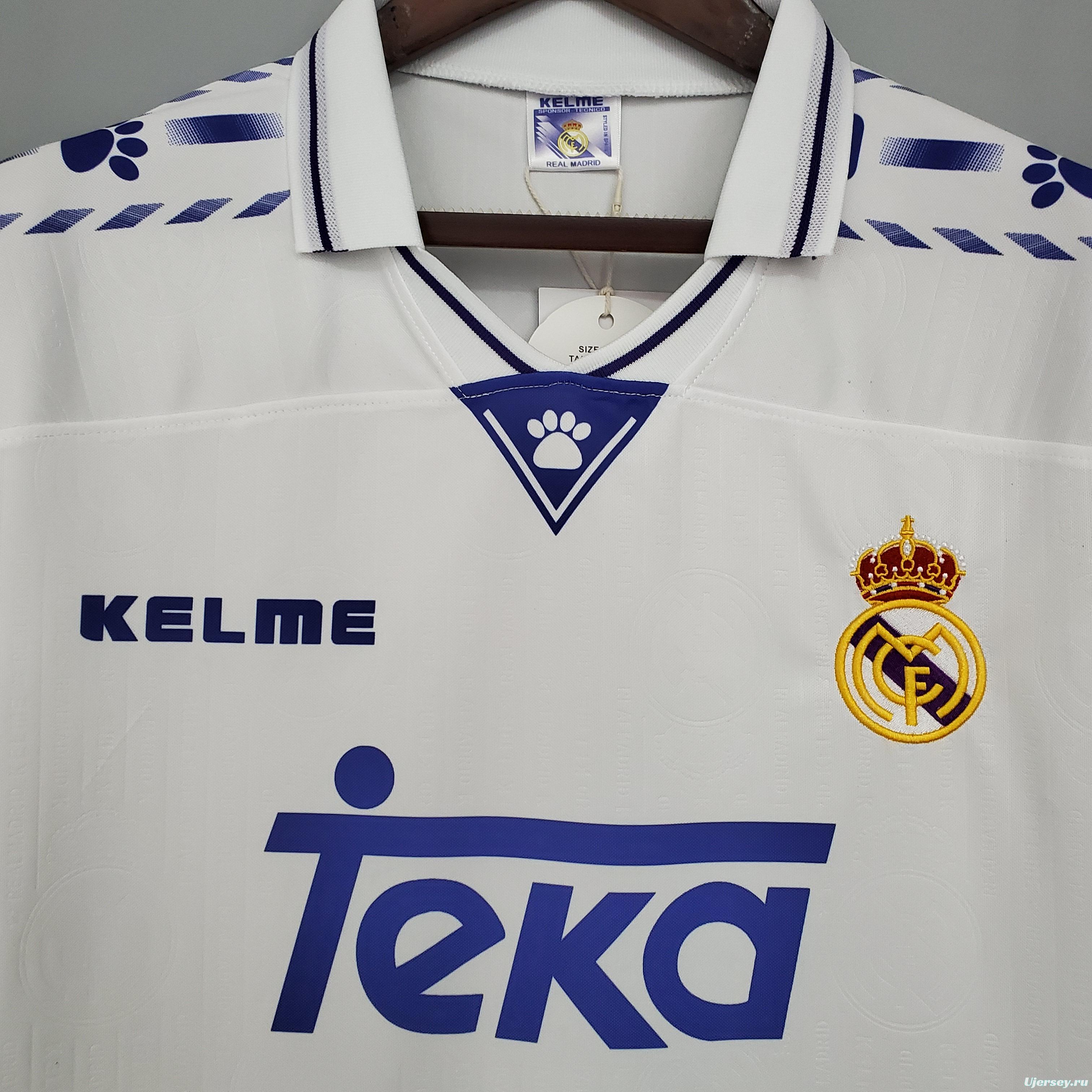 Retro Real Madrid 96/97 home Soccer Jersey