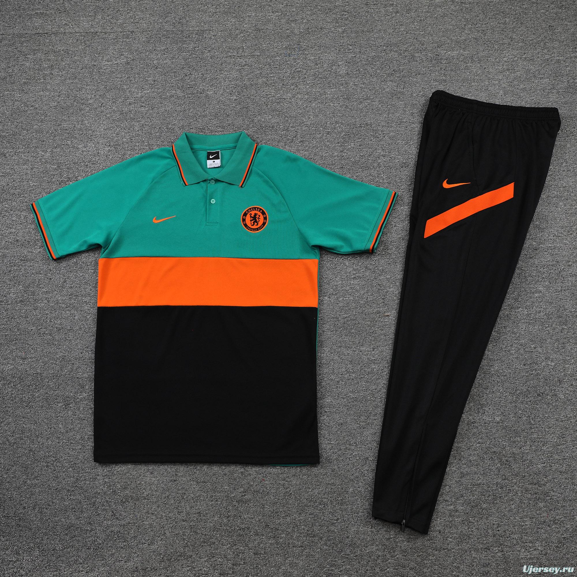 Chelsea POLO kit black orange green (not supported to be sold separately)