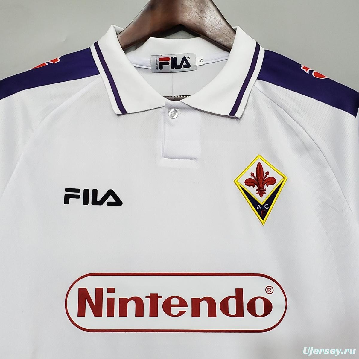 Retro 98/99 Fiorentina Away White Jersey