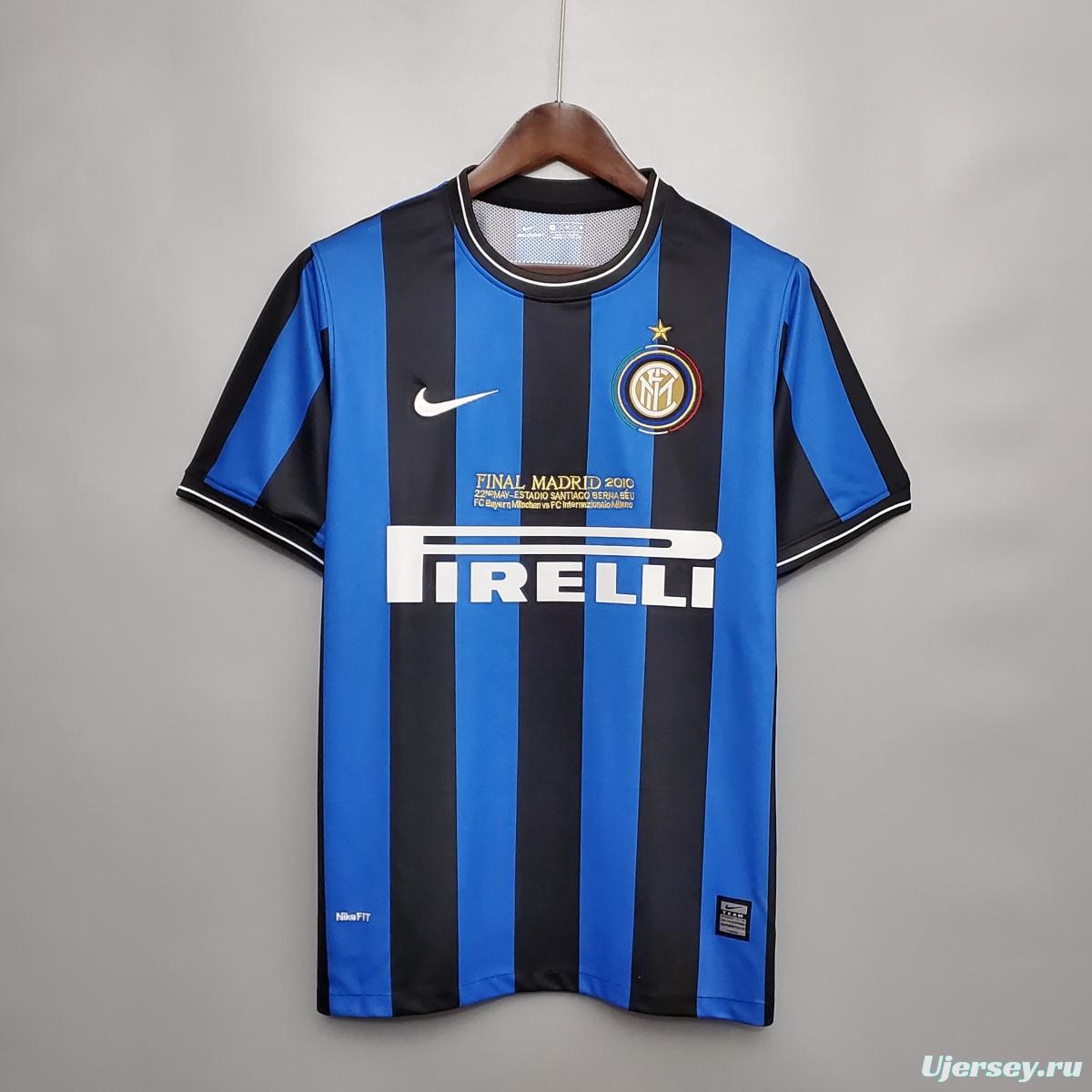 Retro 2010 Inter Milan home Soccer Jersey