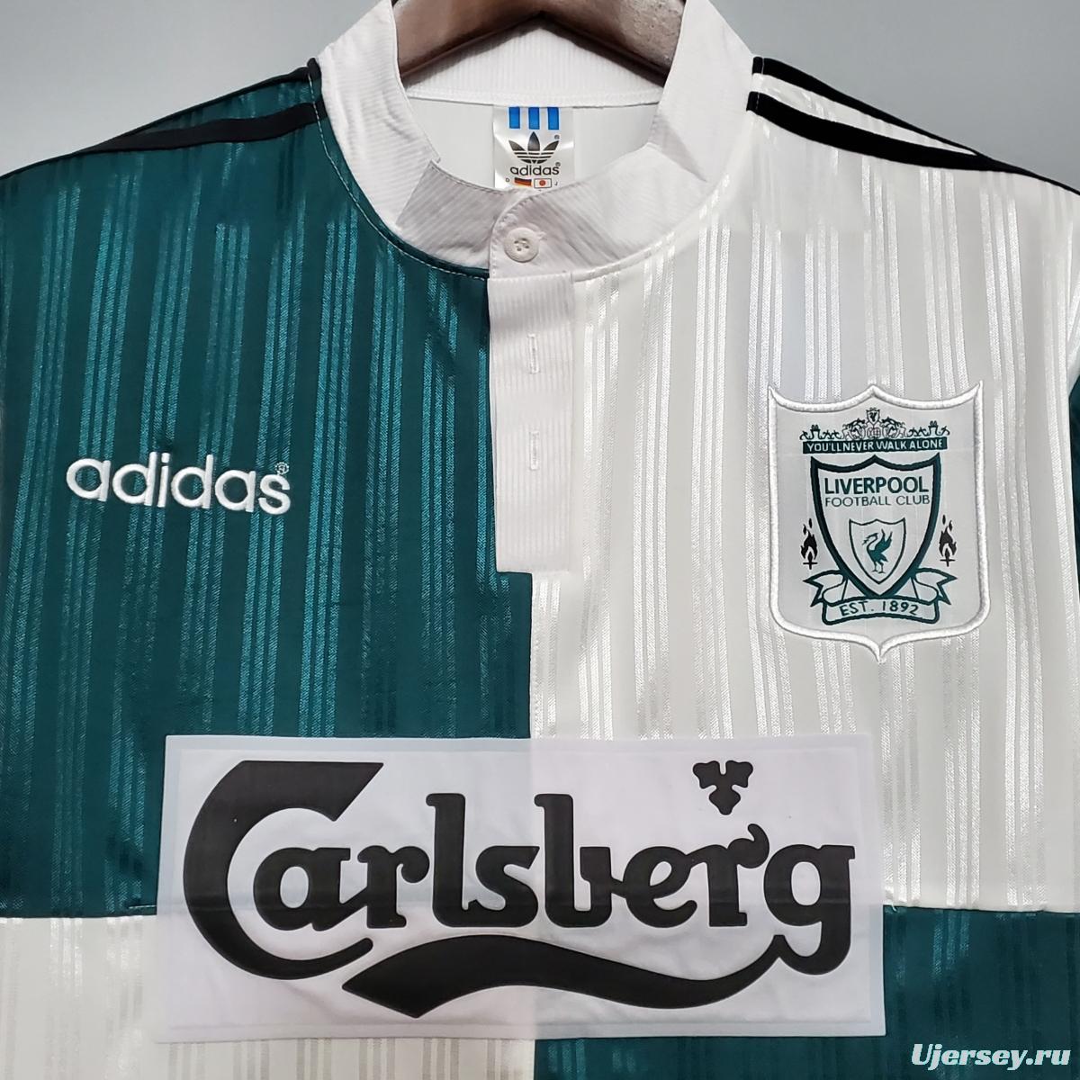 Retro 95/96 Liverpool away Soccer Jersey