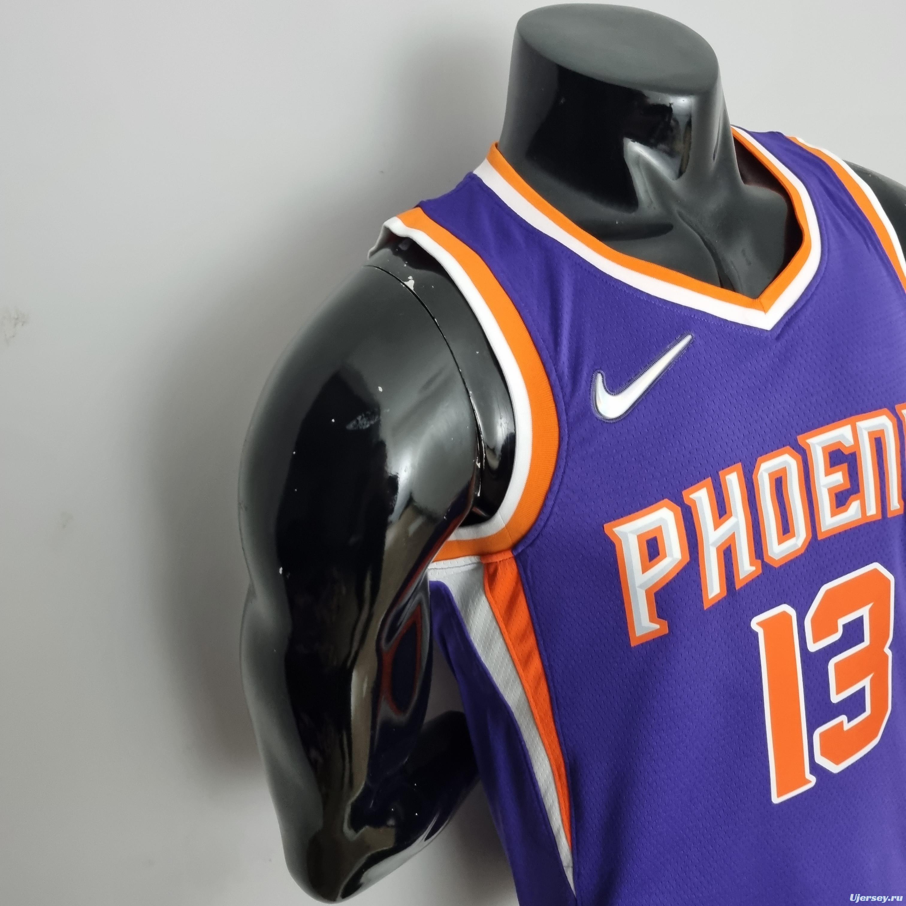 75th Anniversary Nash #13 Phoenix Suns Purple NBA Jersey