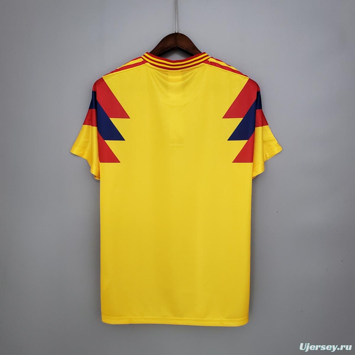 Retro Colombia 1990 home Soccer Jersey