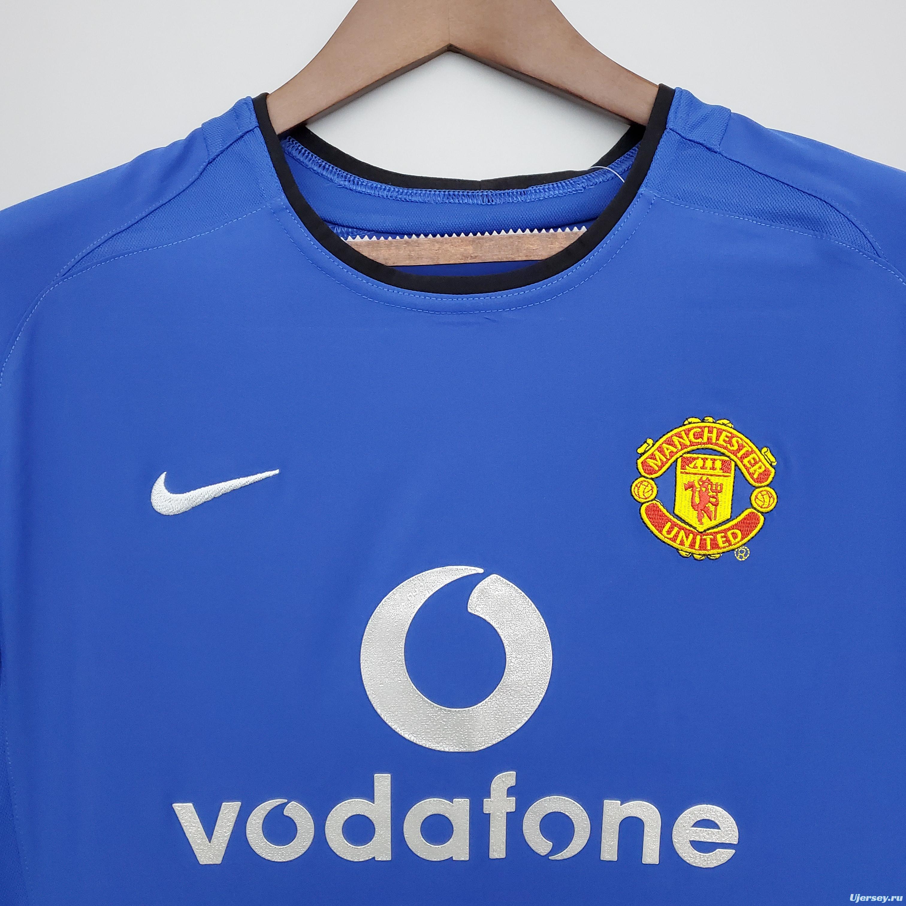 Retro Manchester United 02/04 away Soccer Jersey