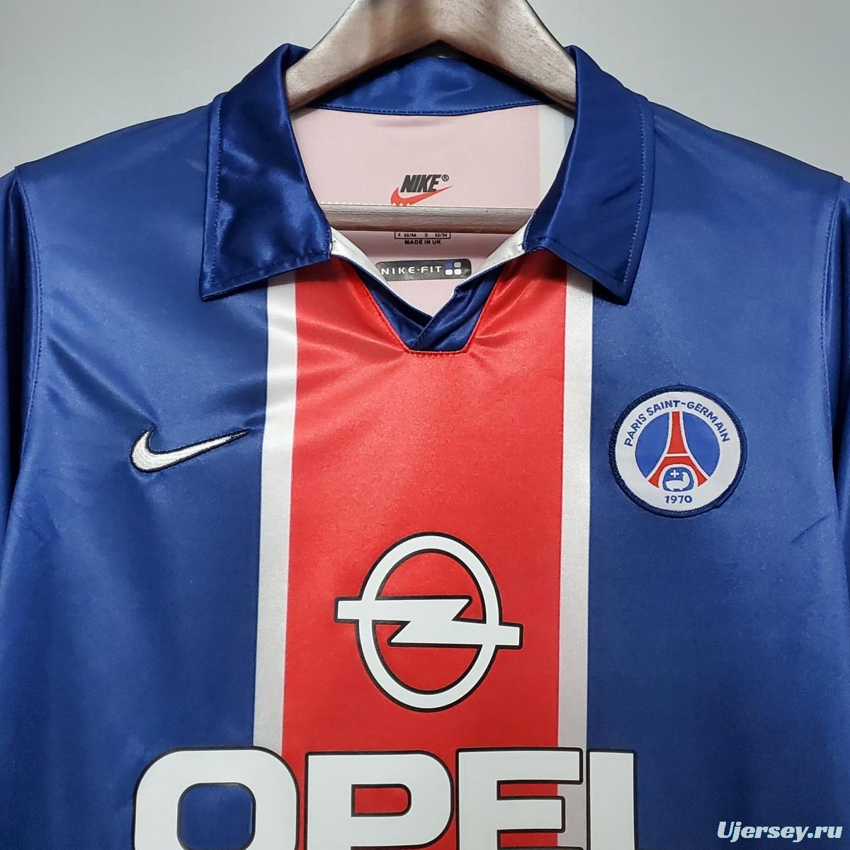 Retro 98/99 PSG home Soccer Jersey