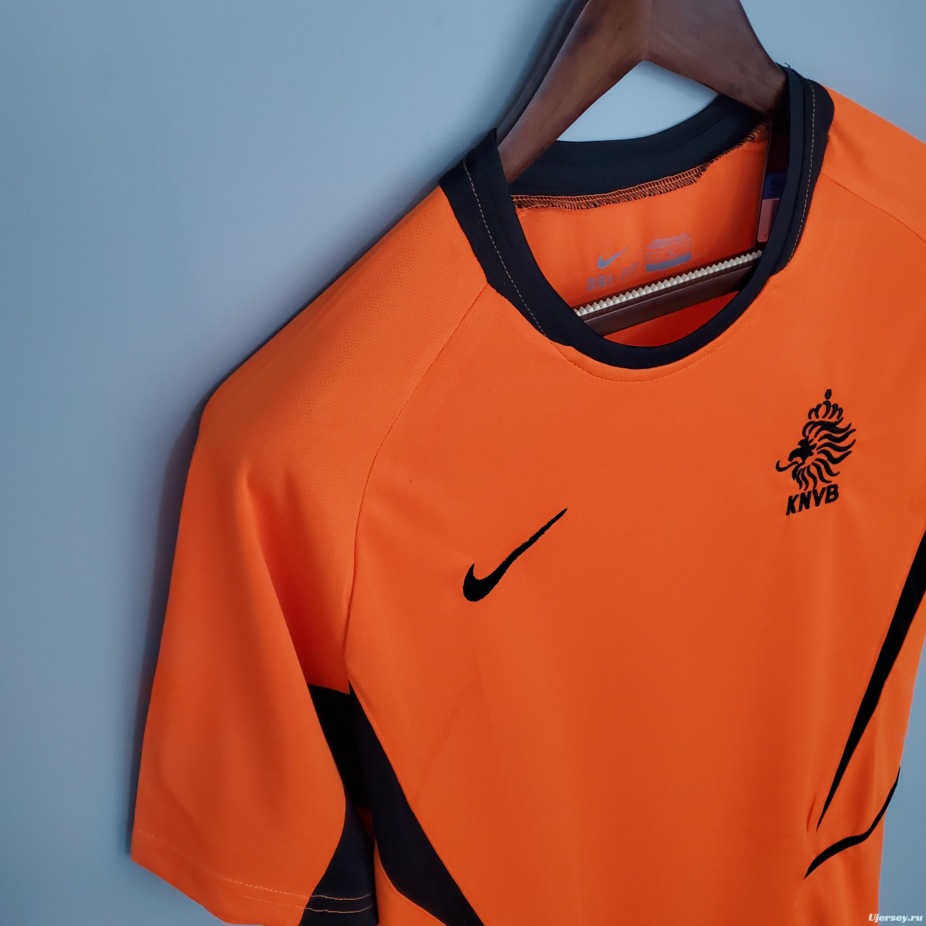 Retro Netherlands 2002 home Soccer Jersey