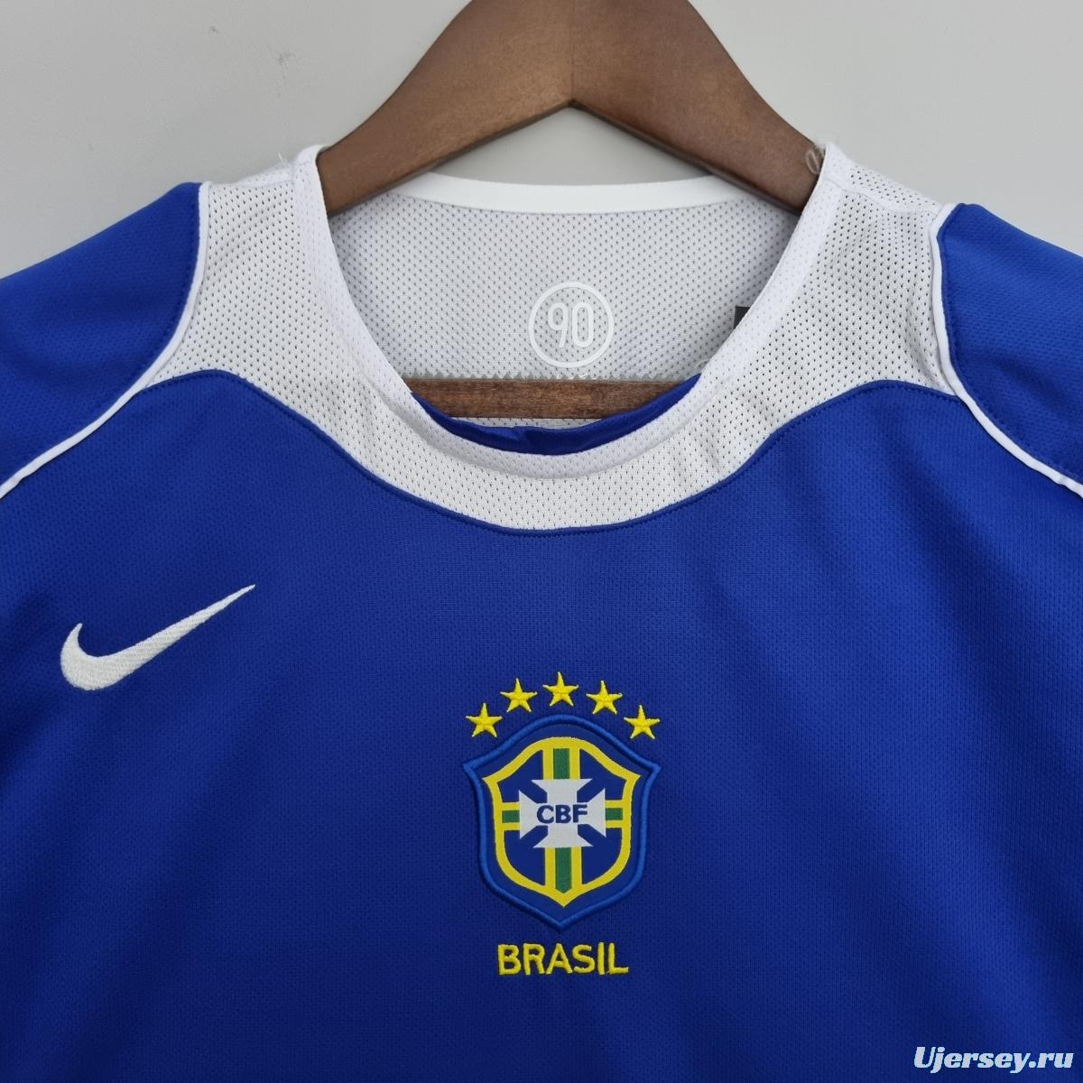 Retro 2004/06 Brazil away Soccer Jersey