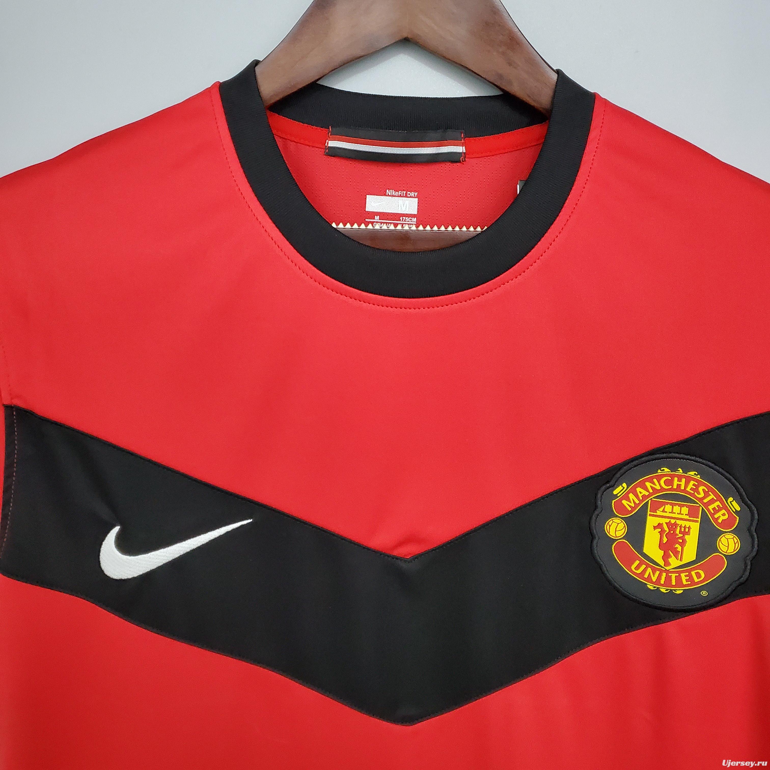 Retro 09/10 Manchester United home Soccer Jersey
