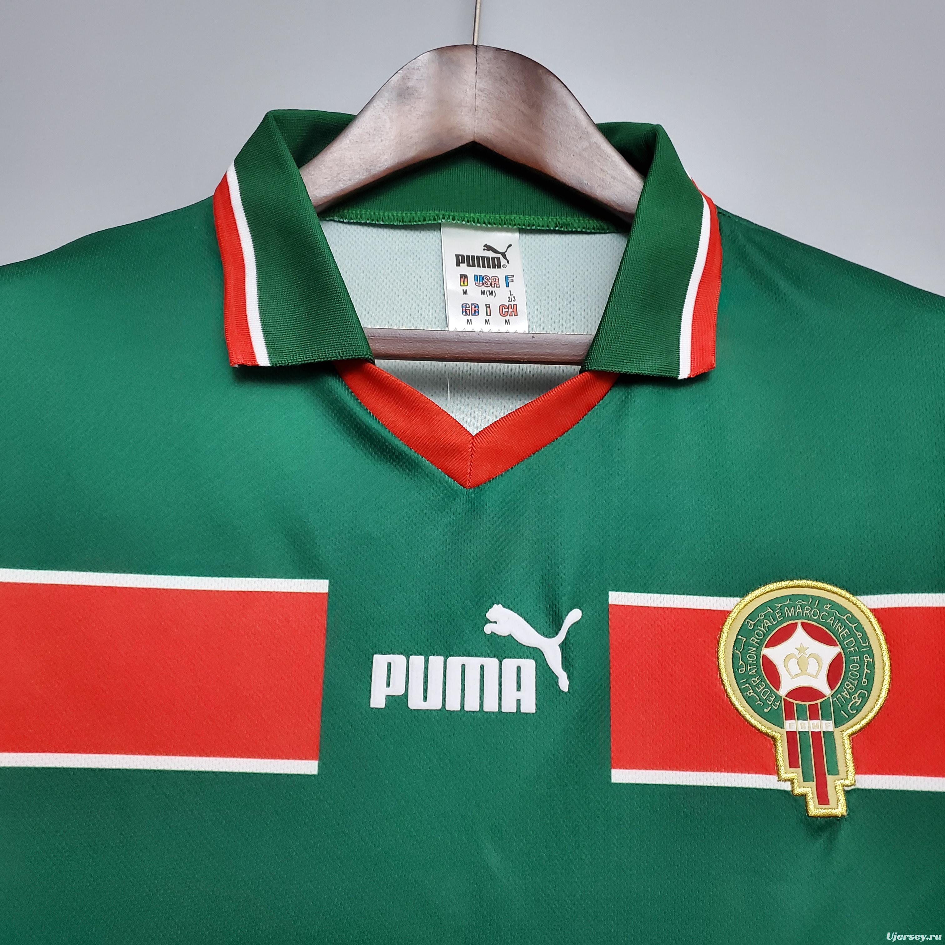 Retro 1998 Morocco home Soccer Jersey