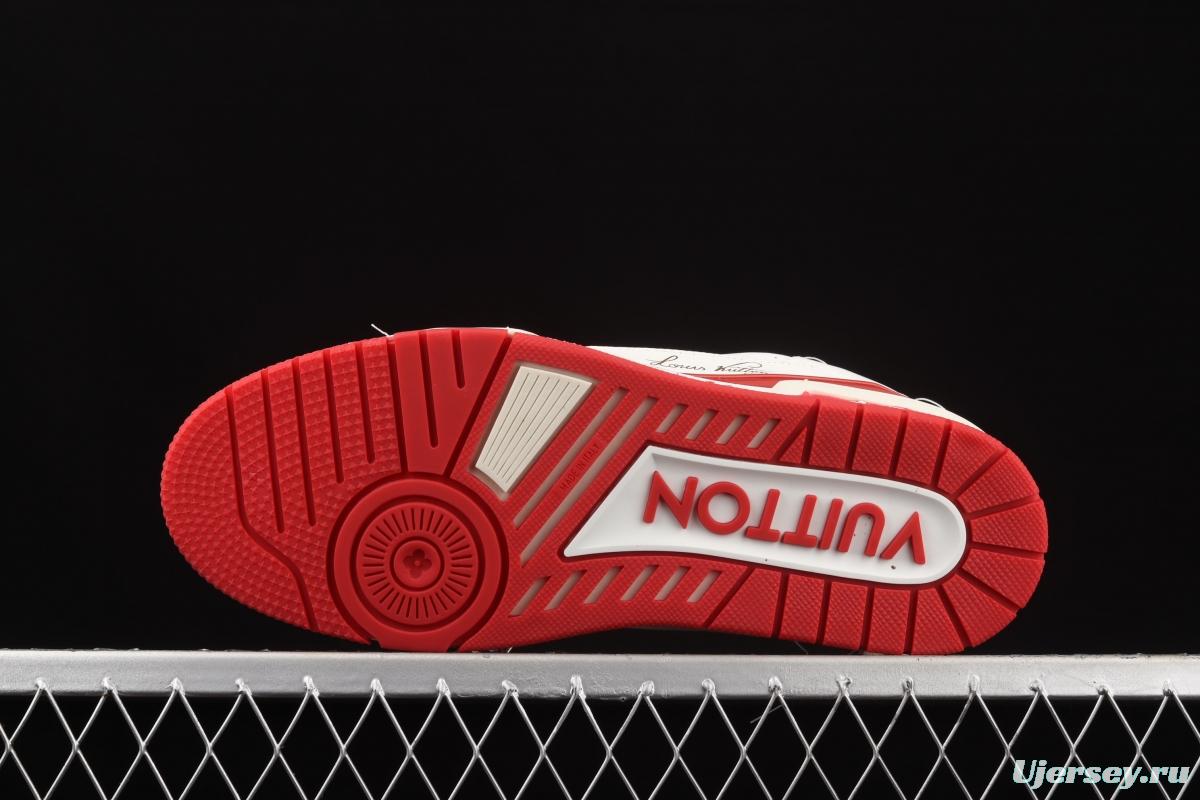 Authentic LV 2021s LV Trainer is limited to the latest color matching in autumn