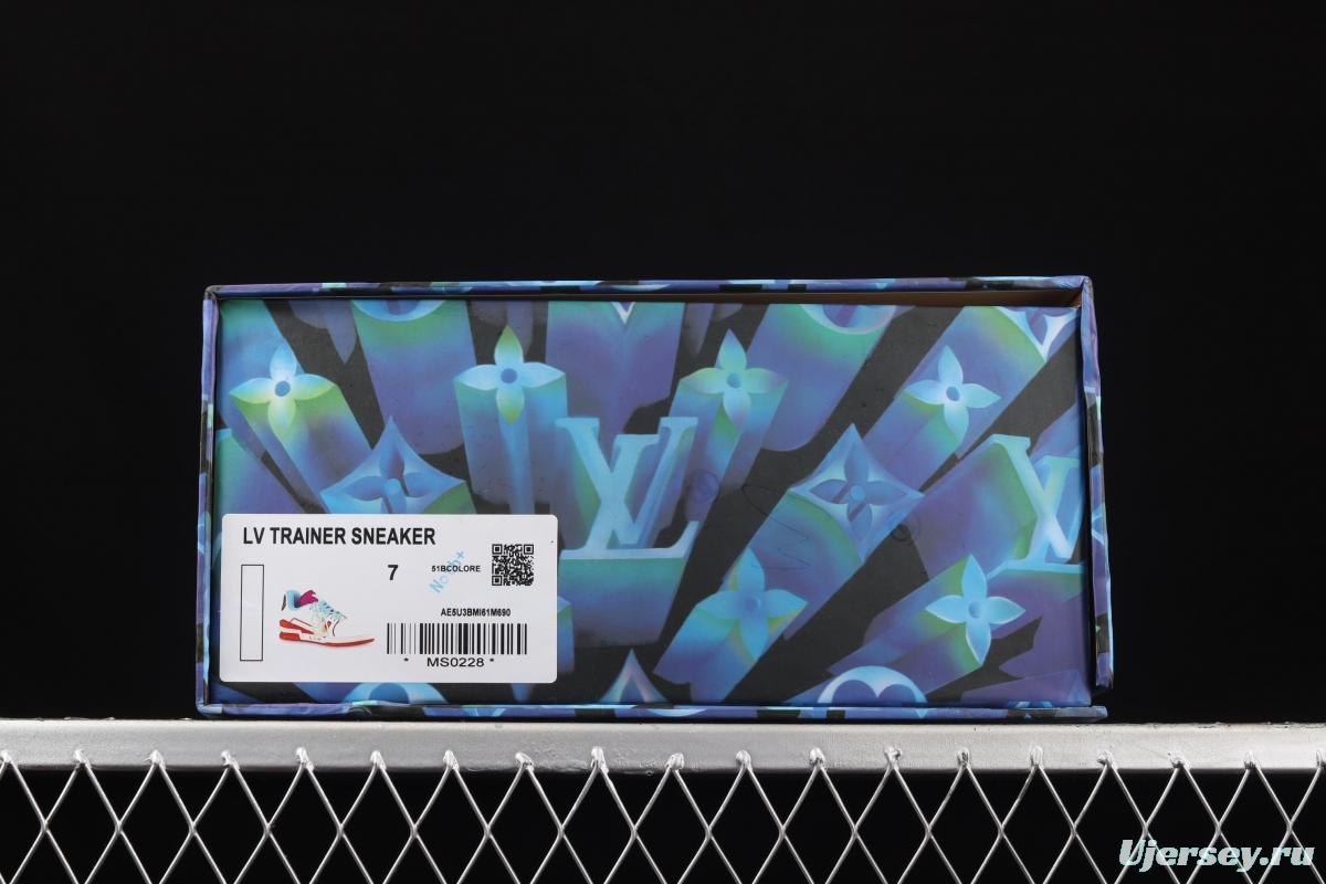 Authentic LV 2021s LV Trainer is limited to the latest color matching in autumn