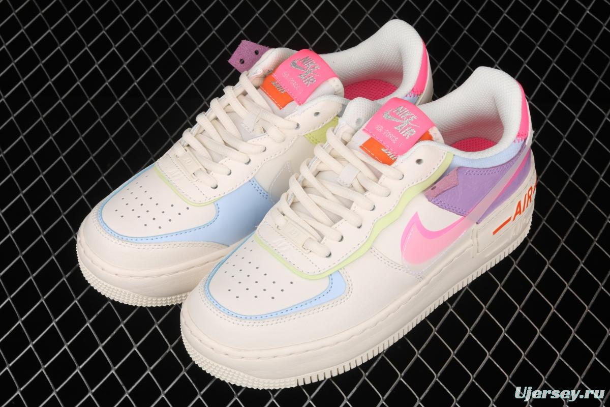 NIKE Air Force 1 ShAdidasow all-white lightweight shoes CU3012-164low-top white board shoes