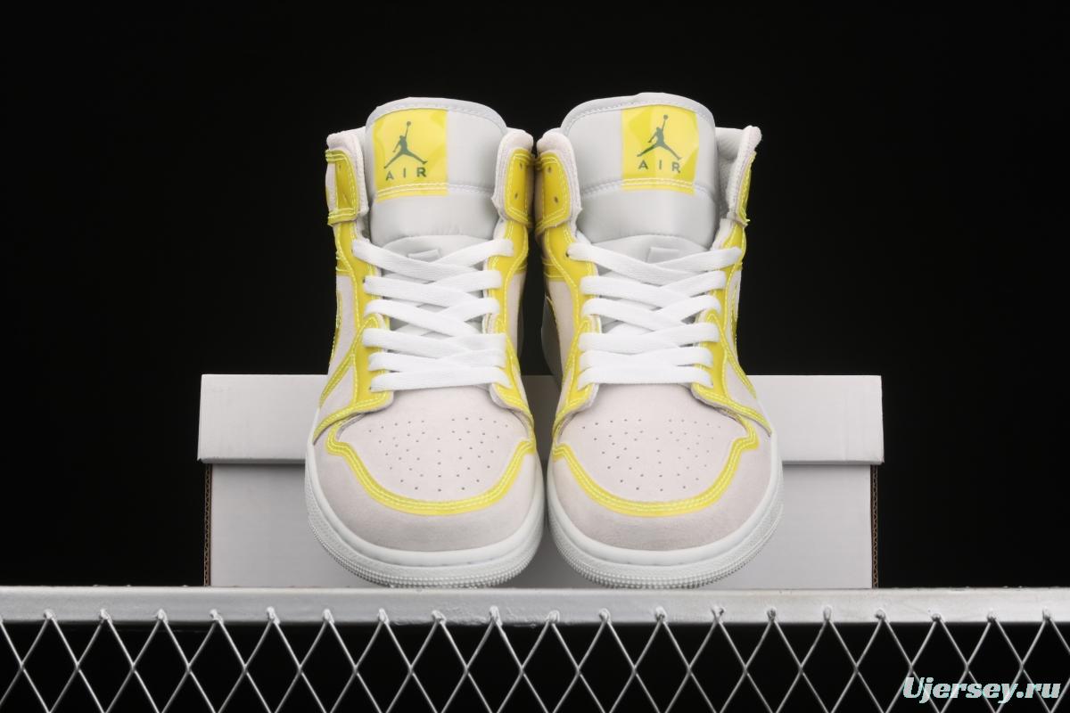 Air Jordan 1 Mid Lx beige Zhongbang basketball shoes DA5552-107