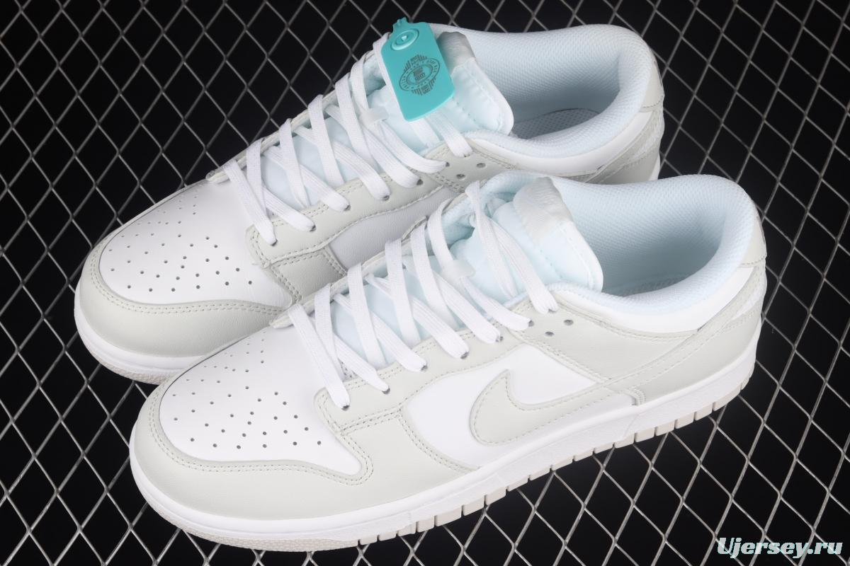 NIKE SB DUNK Low dunk series white light gray color matching low-side leisure sports skateboard shoes DD1503-103