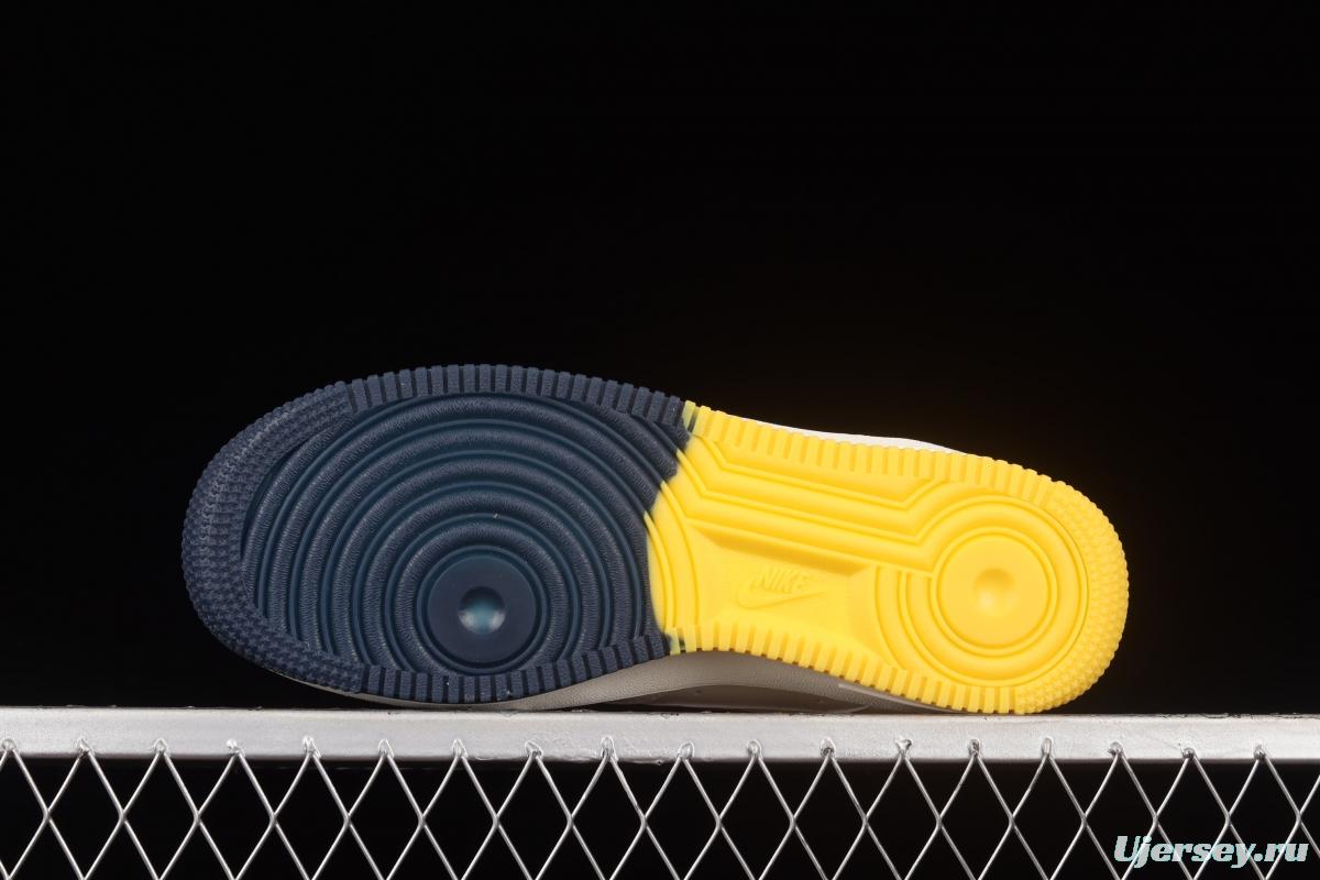 NIKE Air Force 11407 Low Su19 beige blue yellow Memphis Grizzlies city limited low-top casual board shoes TN2569-307