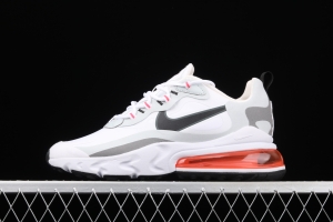 NIKE Air Max 270React new high-frequency mesh hollowing out function half-palm air cushion running shoes CT1280-100