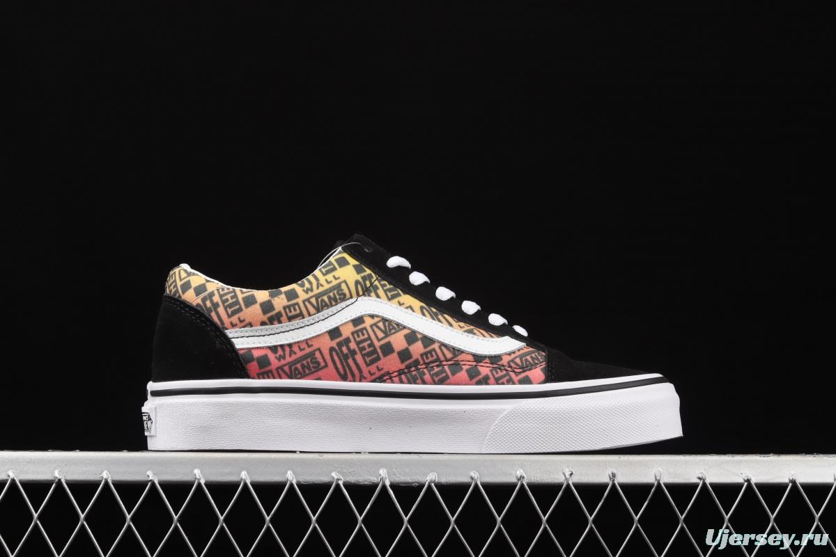 Vans Old Skool gradient color matching series low-top casual board shoes VN0A4U3B2N5