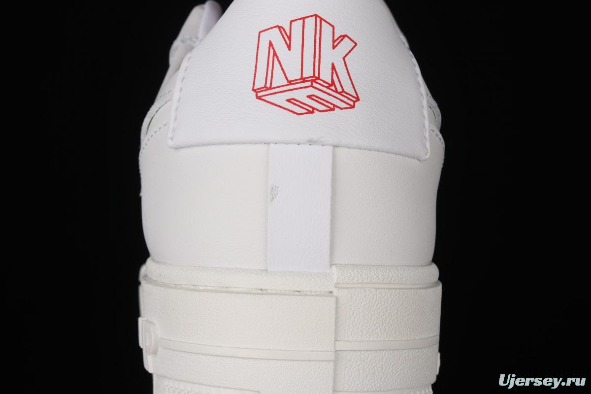 NIKE Air Force 1 Pixel deconstructs Leisure Board shoes with low Top layer DK6649-105