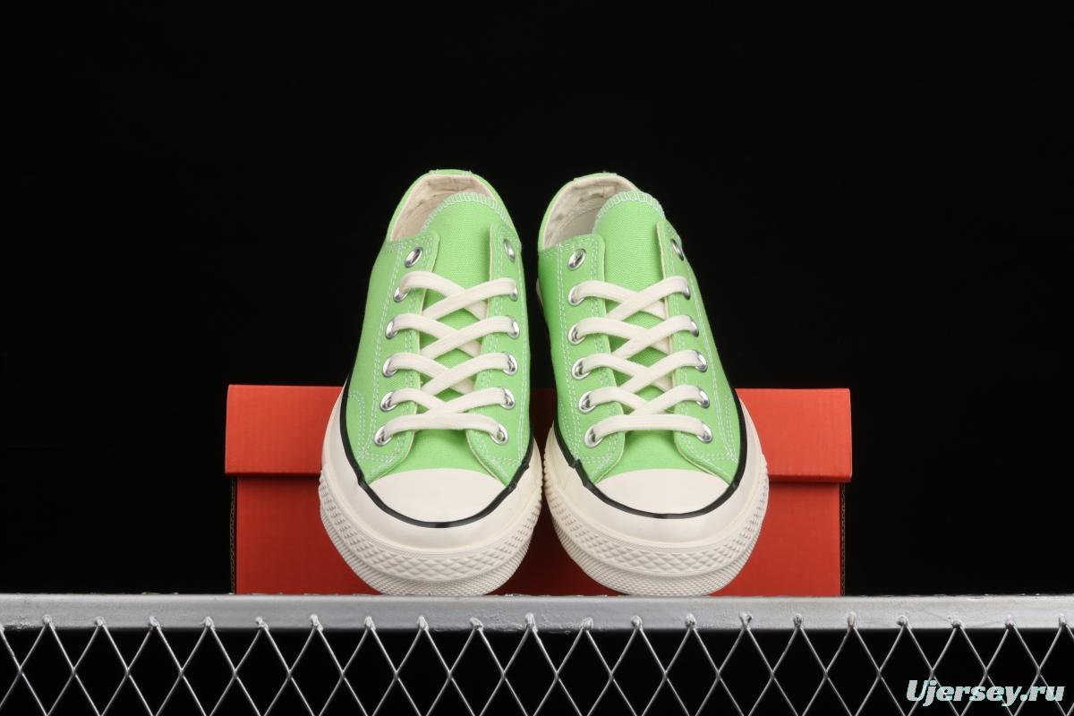 Converse Chuck 70s spring new color lemon green color low-top casual board shoes 171956C