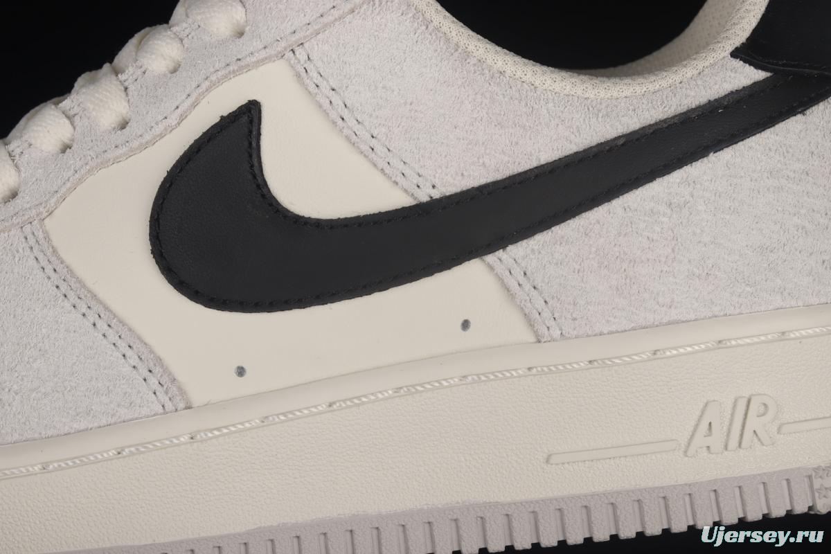 NIKE Air Force 1x 07 Low gray-black hook low-top casual board shoes BG5120-315