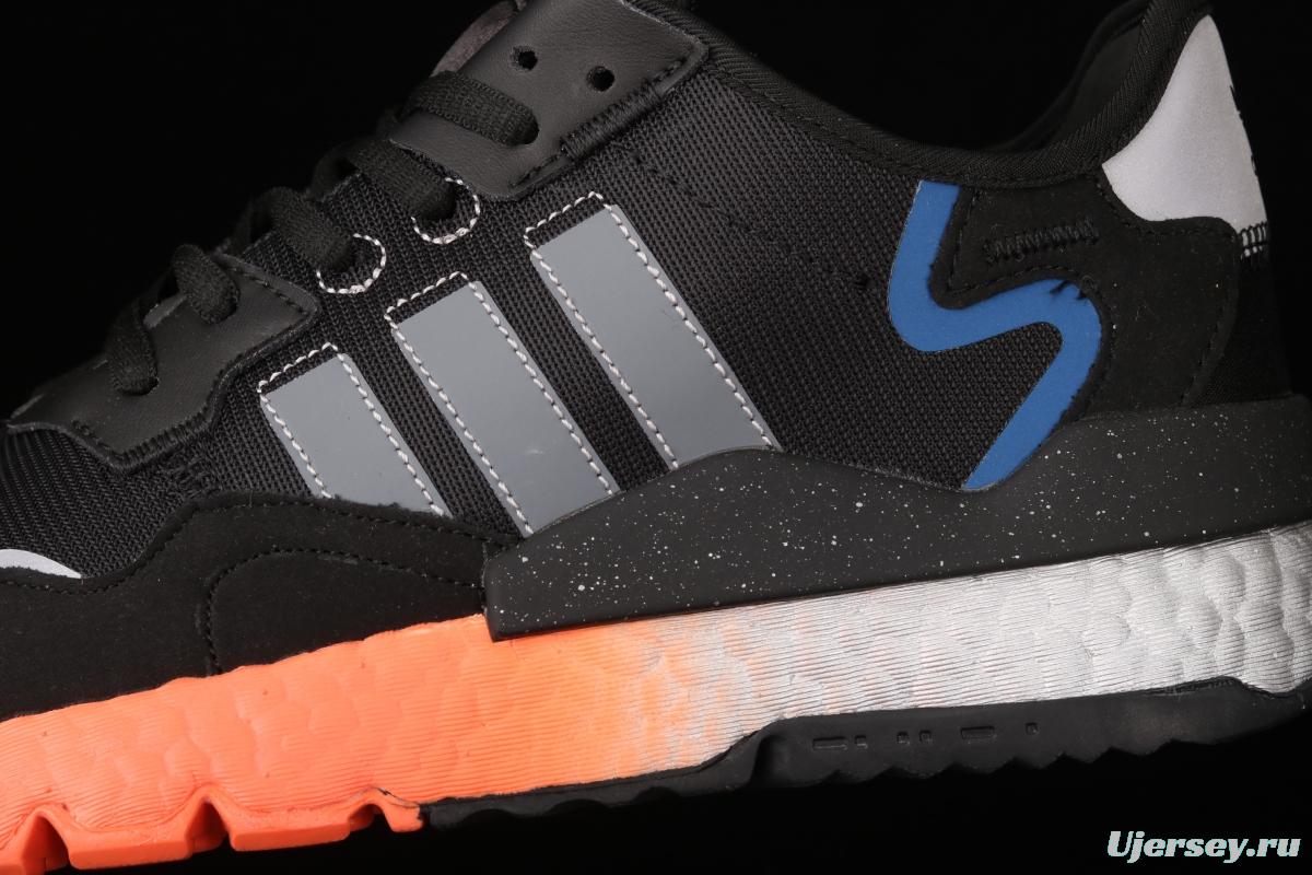 Adidas Nite Jogger Boost FY3686 3M reflective retro running shoes