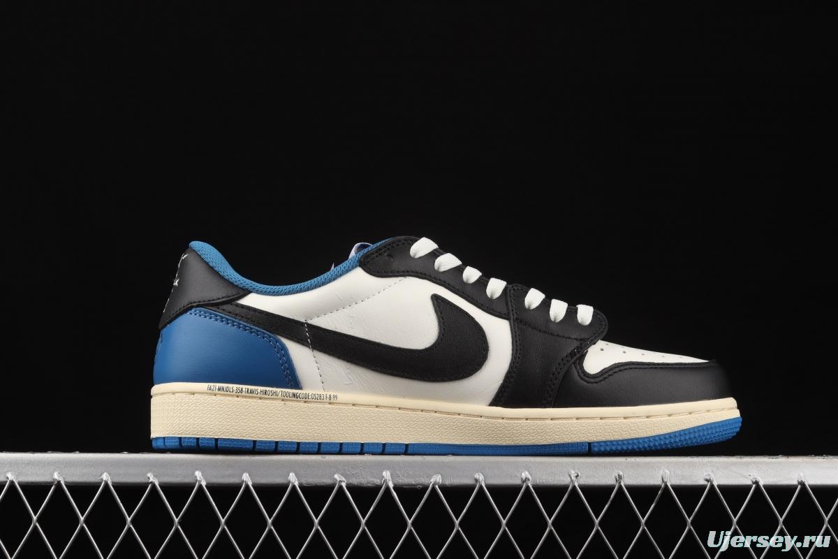 Travis Scott x Air Jordan 1 High OG Lightning inverted tick low side head layer original standard DM7866-140