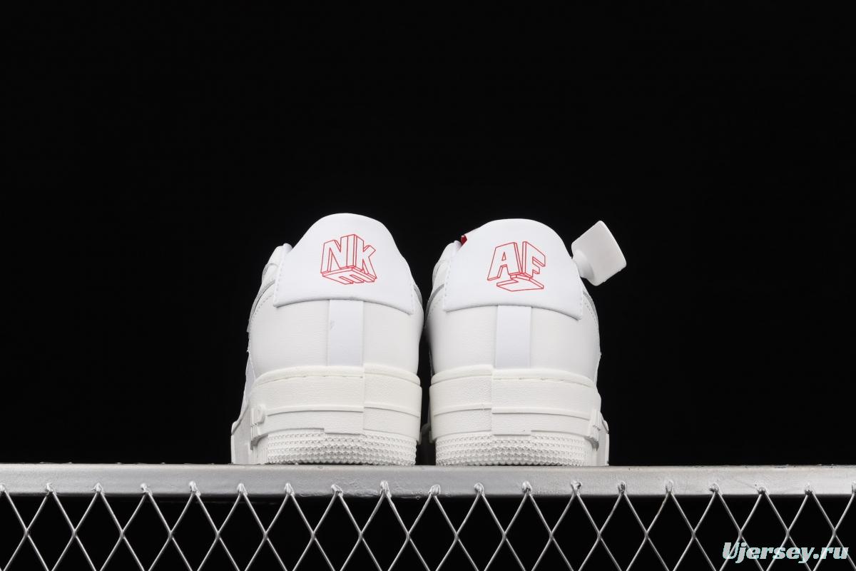 NIKE Air Force 1 Pixel deconstructs Leisure Board shoes with low Top layer DK6649-105