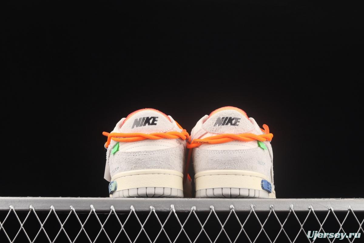 OFF-White x NIKE DUNK Low OW SB rebound fashion casual board shoes DJ0950-116,