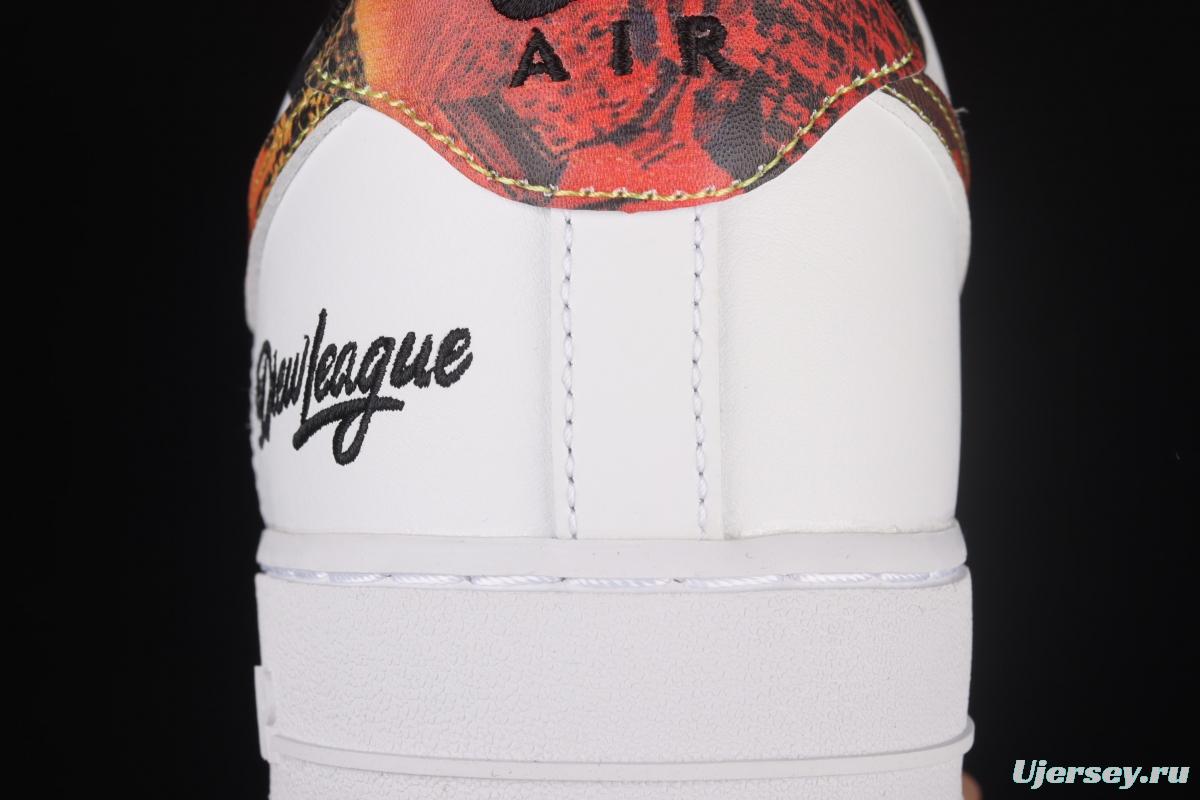 NIKE Air Force 1x 07 Emb low-top sports leisure board shoes DM7578-100