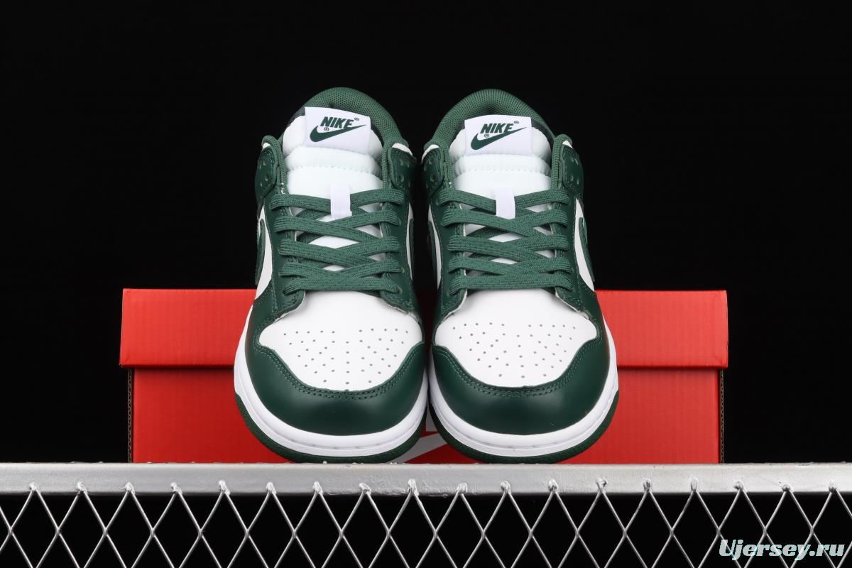 NIKE SB DUNK Low Team Green Michigan White and Green Slam Dunk Series low side Leisure Sports Skateboard shoes DD1391-101