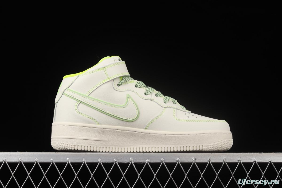 NIKE Air Force 1x 07 Mid 3M reflective Air Force casual board shoes AA1118-012