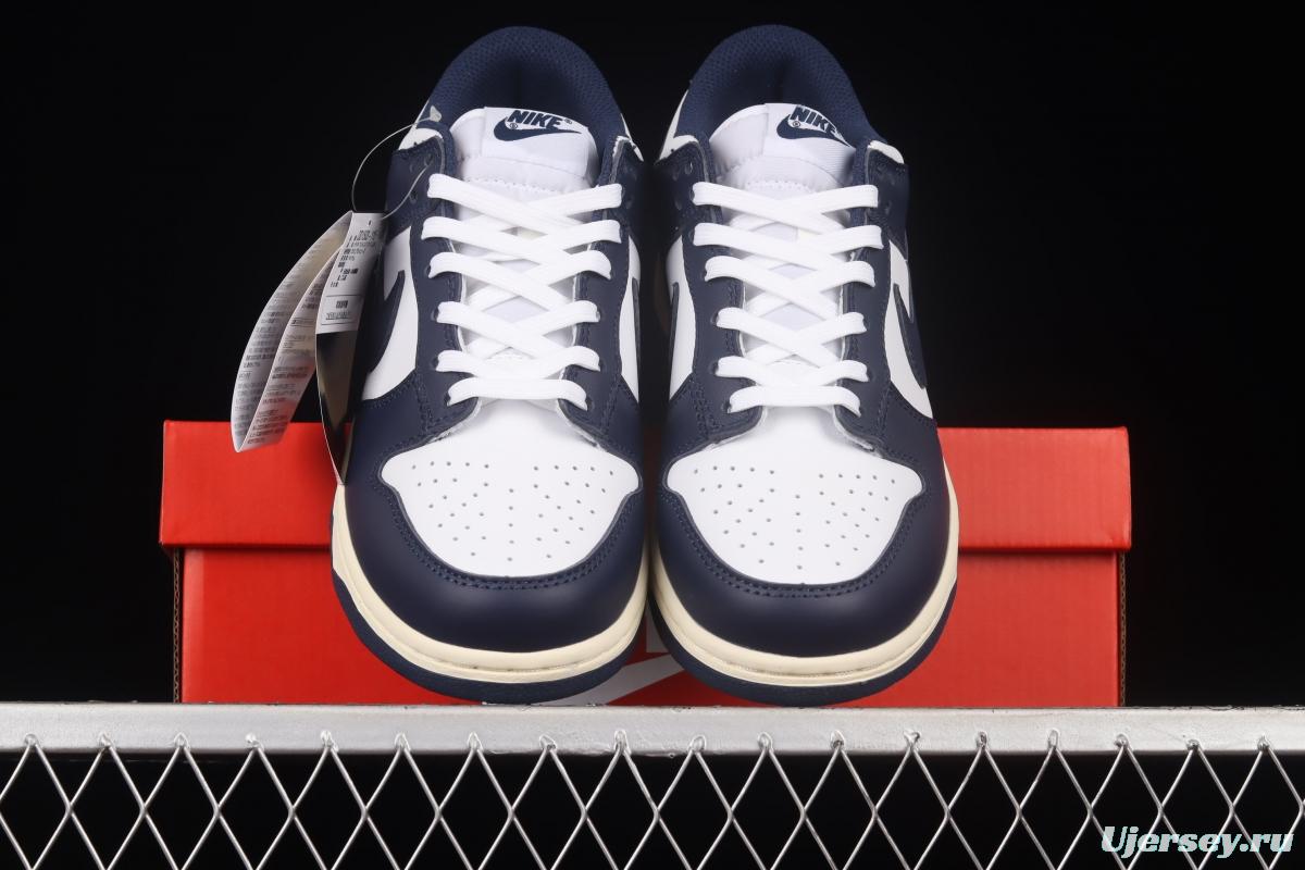 NIKE SB DUNK Low Navy Blue navy blue color SB buckle rebound fashion casual board shoes DD1503-115