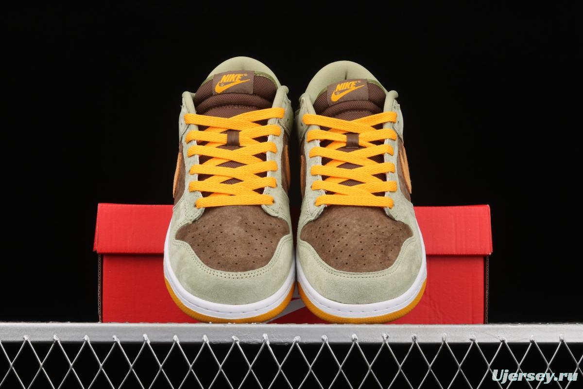 NIKE SB DUNK Low Prm green brown orange SB rebound fashion casual board shoes DH5360-300