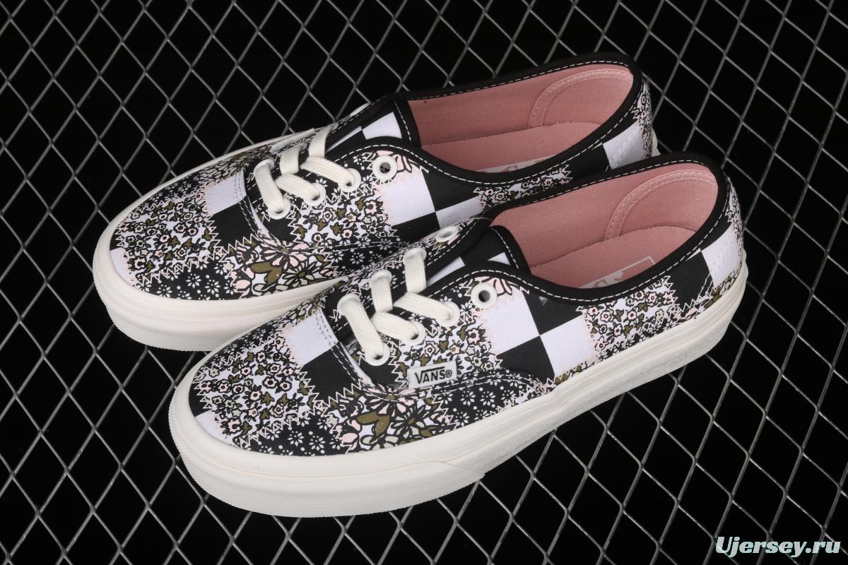 Vans Authentic Vance small flower quilting low-top casual board shoes VN0A5HZS9FY