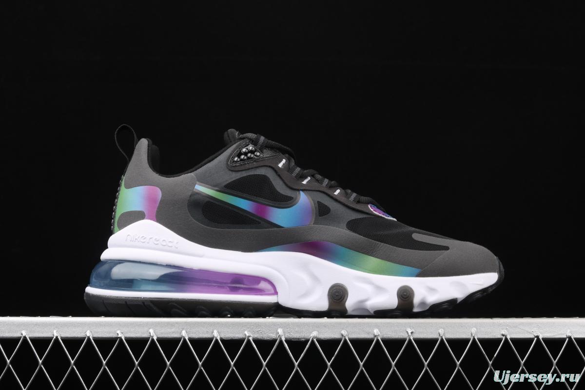 NIKE Air Max 270React 20 new high frequency net hollowed-out half-palm air cushion running shoes CT5064-001