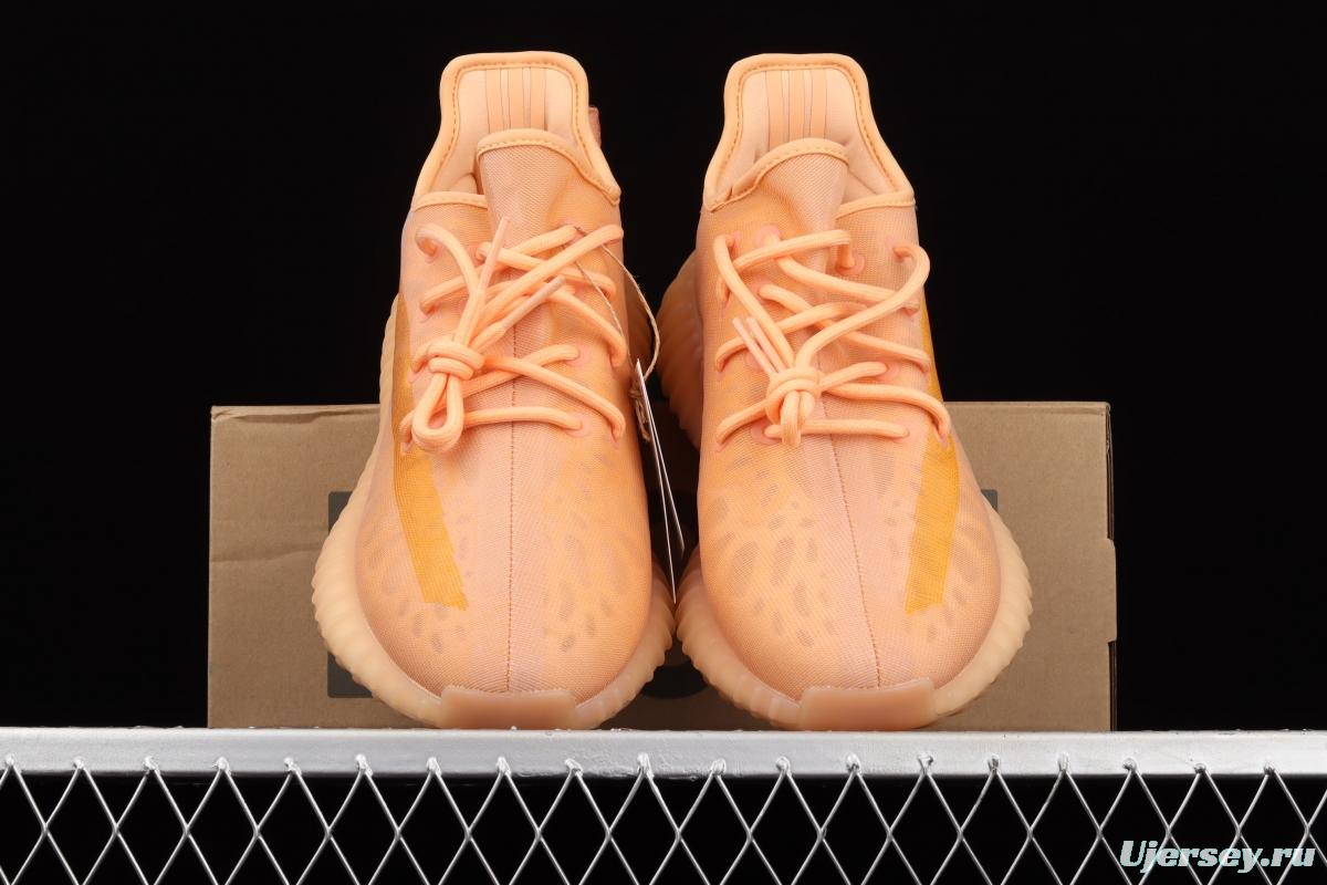 Adidas Yeezy Boost 350V2 Mono Mist GW2870 Darth Coconut 350 second generation ice silk series misty orange color BASF popcorn