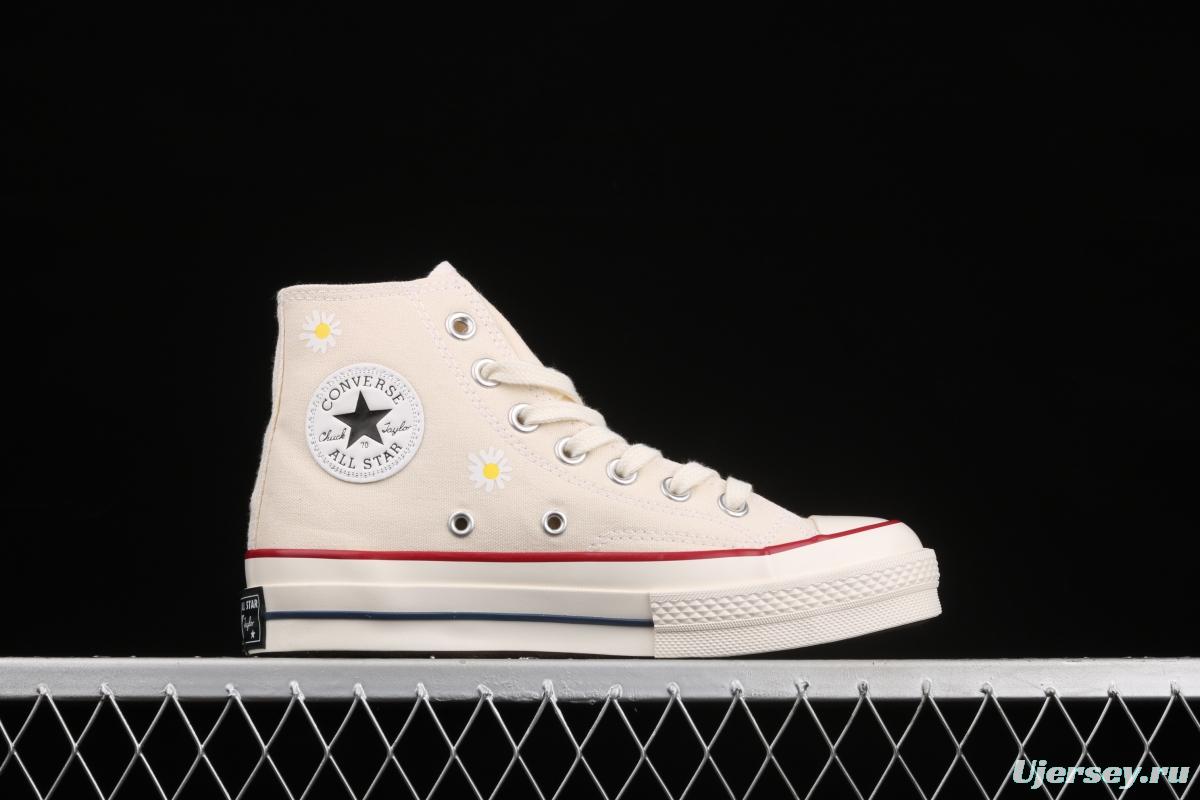 Converse 1970 s PEACEMINUSONE second generation daisy joint style high top casual board shoes 162053C
