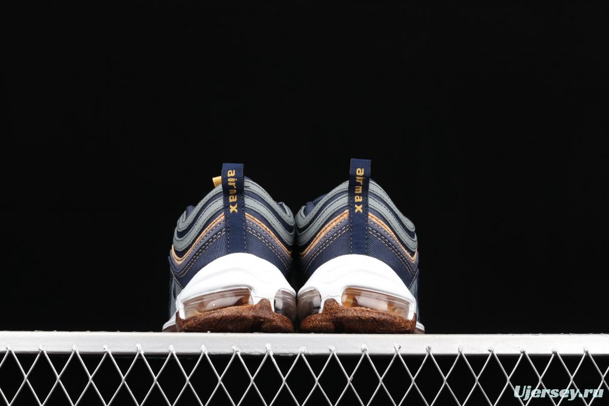 NIKE Air Max 97 SE bullet dark blue embroidered air cushion running shoes DC3986-300