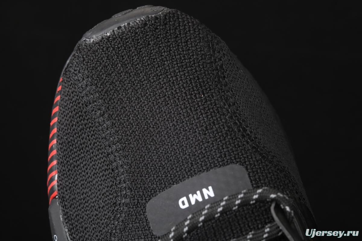 Adidas NMD R1 Boost V2 FY1452 second generation elastic knitted surface popcorn running shoes