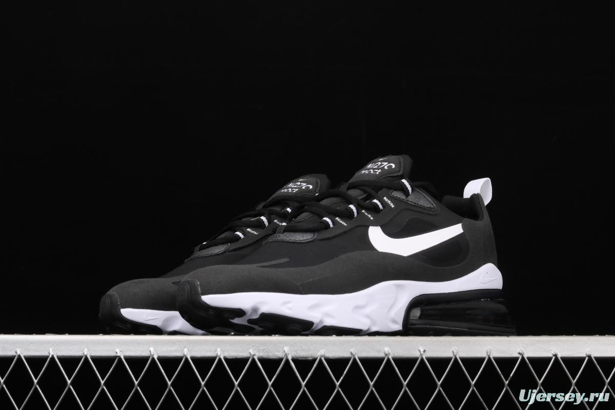 NIKE Air Max 270React new high frequency mesh function half palm air cushion cushion running cloth shoes CI3866-004