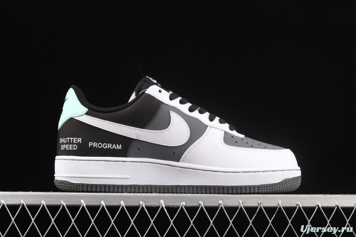 NIKE Air Force 1 Low Camcorder camera black and white gray low-top sports leisure board shoes GD5060-755