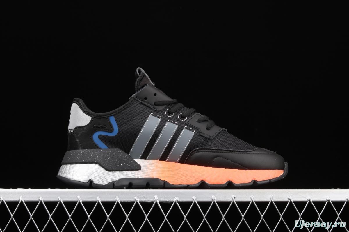 Adidas Nite Jogger Boost FY3686 3M reflective retro running shoes