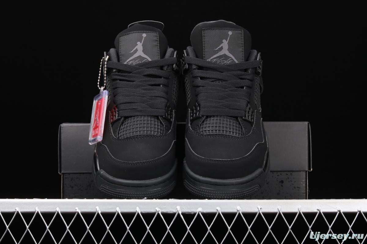 Air Jordan 4 Black Cat black cat headlayer real standard CU1110-010