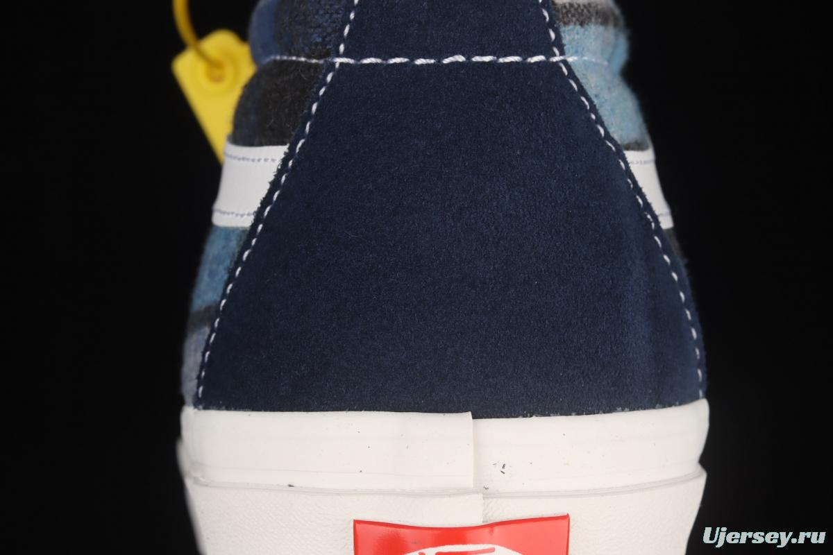 Vans Sk8-Hi x Pendleton joint name plaid series high-top casual board shoes VN0A38GF9GS