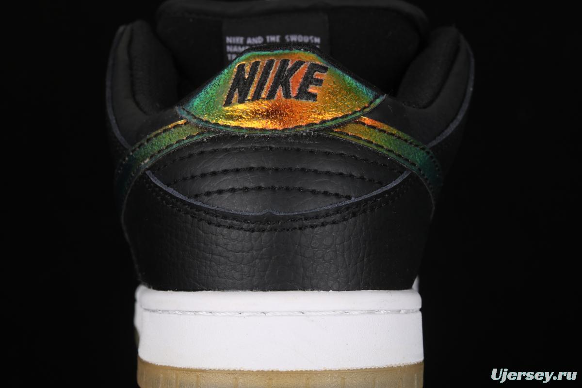 NIKE DUNK Low Pro SB Motorcycle Helmet chameleon gradual hook crystal bottom casual board shoes 304292-091