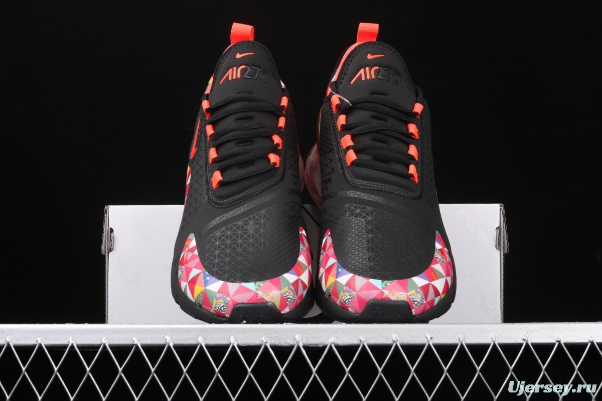 NIKE Air Max 270 ChineseNew Year New year limits 100 clothes CNY half-palm air cushion running shoes BV6650-016