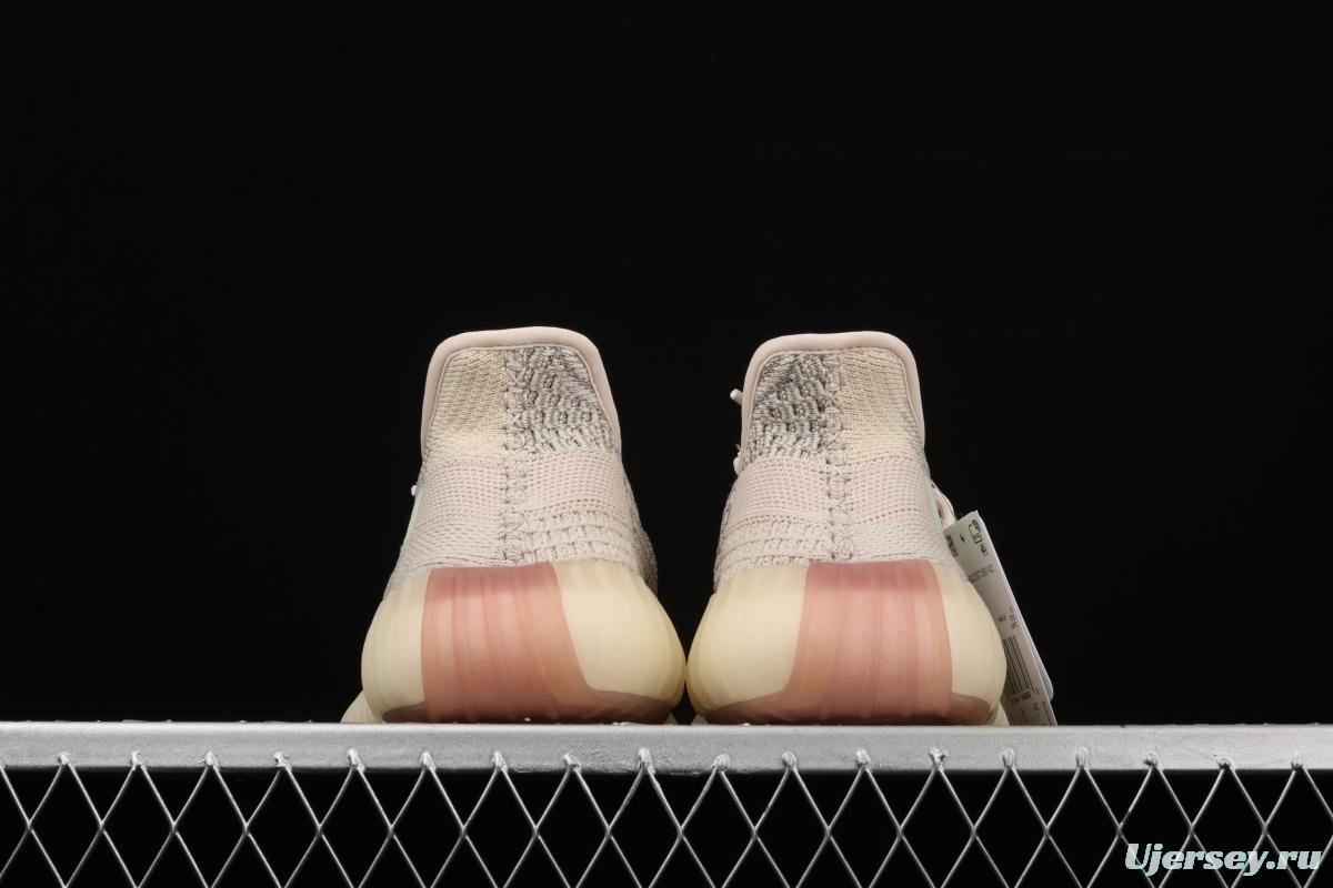 Adidas Yeezy Boost 350 V2 FW5318 Darth Coconut 350 second generation hollowed-out swan white sky star color BASF popcorn