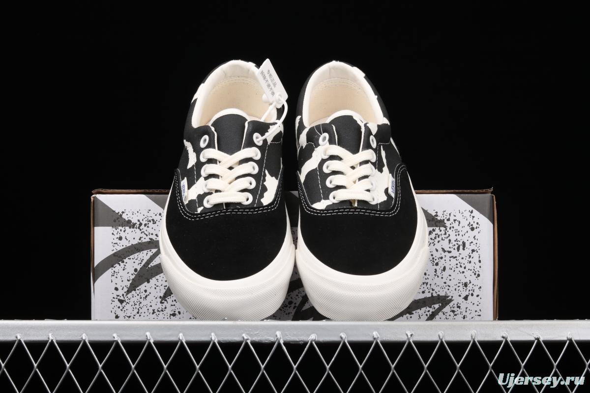 Vans Og Era Lx 2021 new cow pattern stitching low-top casual board shoes VN0A3CXN4MB